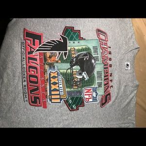 Vintage 1998 Atlanta falcons championship T-shirt